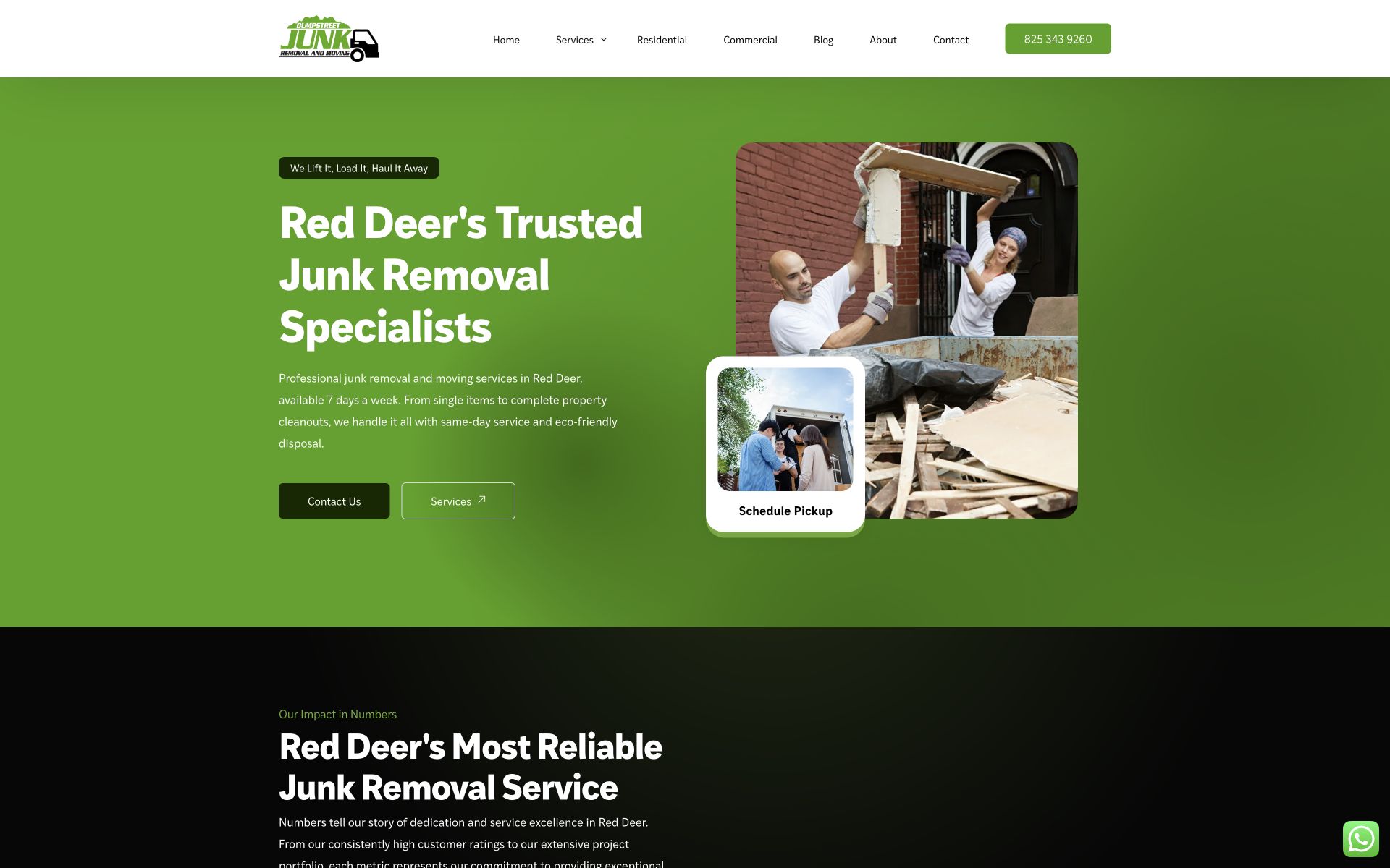 Dumpstreet desktop experience